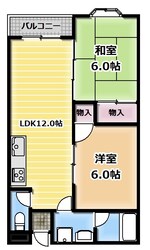 シャトーMOⅡの物件間取画像